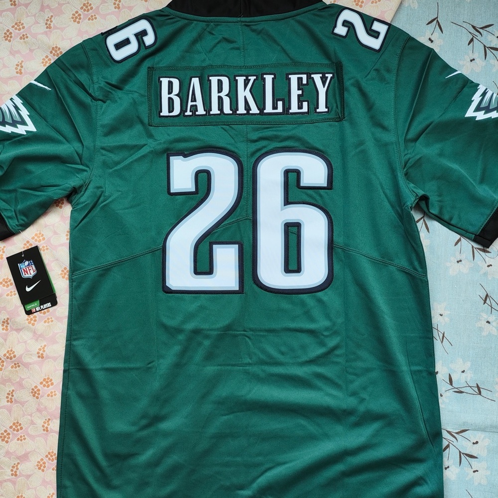 NFL Philadelphia Eagles #26 Green Football Jersey - Picture 6 of 6